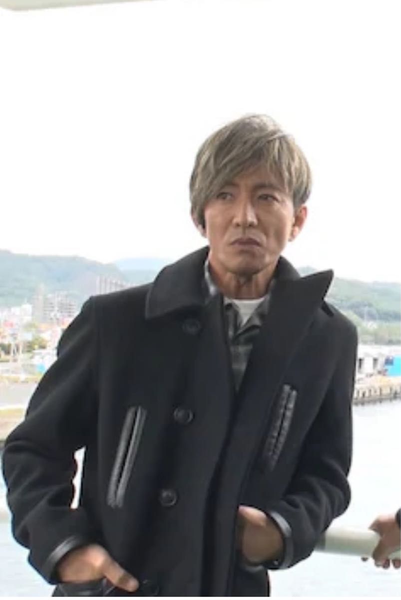 キムタク着同型同色massesマシスP-COAT BLACK PコートLサイズ キムタク着同型同色massesマシスP-COAT BLACK PコートLサイズ