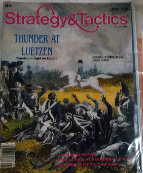 DP/SPI/STRATEGY & TACTICS NO.99 THUNDER AT LUETZEN/新品駒未切断/日本語訳無し