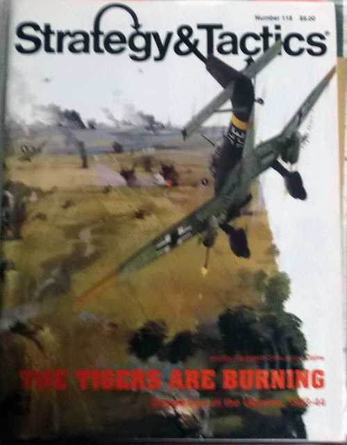 3W/STRATEGY & TACTICS NO.118 THE TIGERS ARE BURNING/新品駒未切断/日本語訳無し