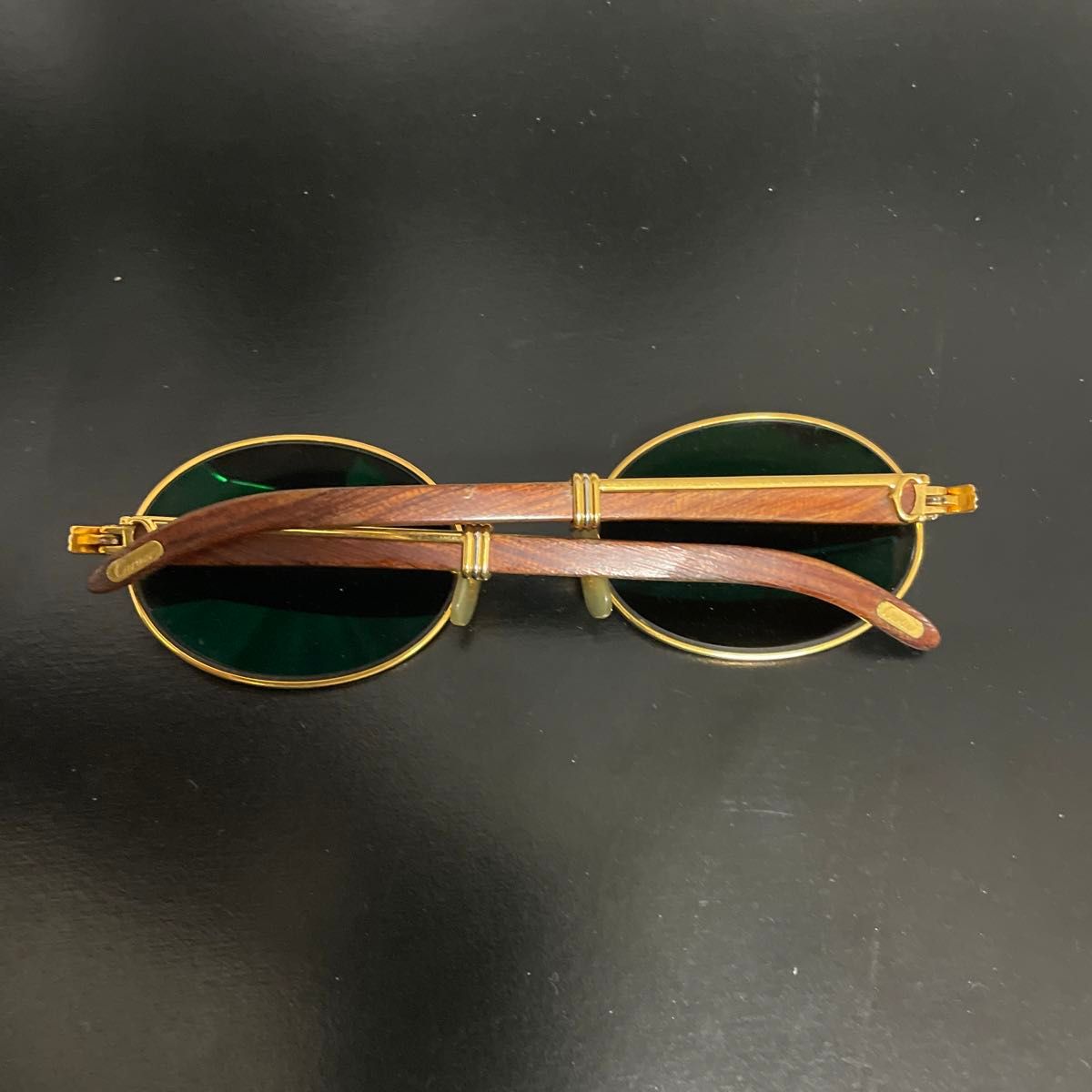Cartier カルティエ ウッドテンプルサングラス 眼鏡 Cartier カルティエ ウッドテンプルサングラス 眼鏡