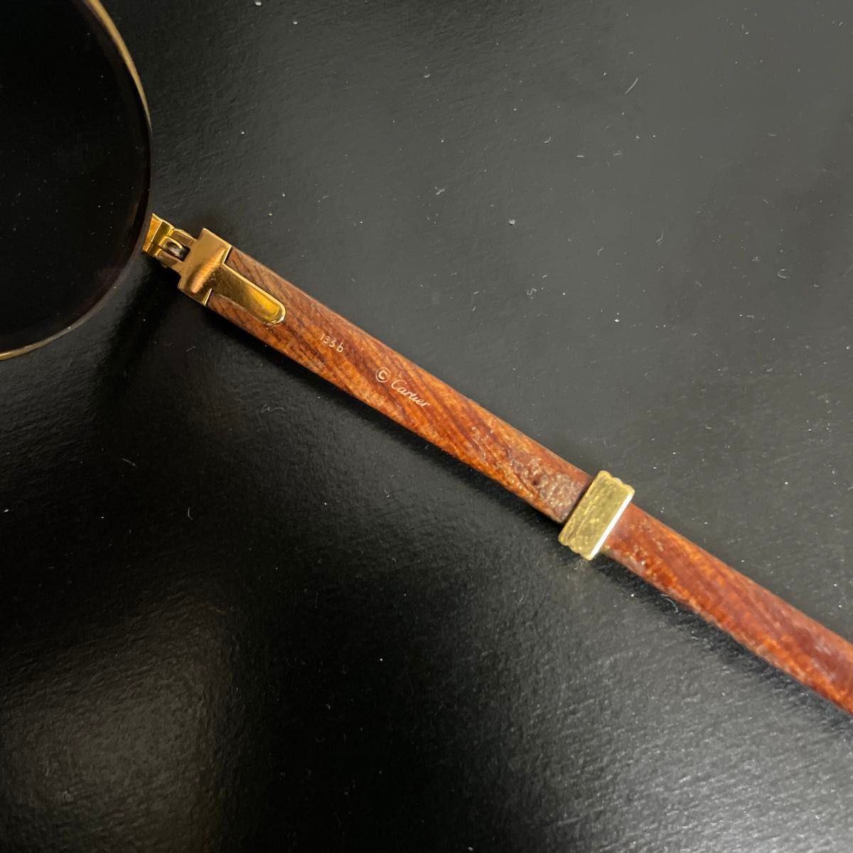 Cartier カルティエ ウッドテンプルサングラス 眼鏡 Cartier カルティエ ウッドテンプルサングラス 眼鏡