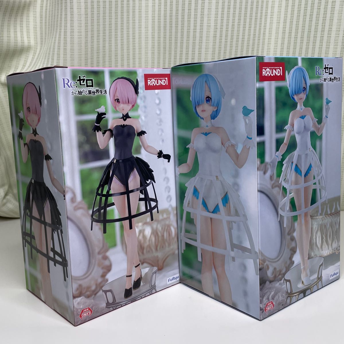 ラウンドワン限定 リゼロ Exc∞d Creative Figure レム ラム 烏 ラウンドワン限定 リゼロ Exc∞d Creative Figure レム ラム 烏