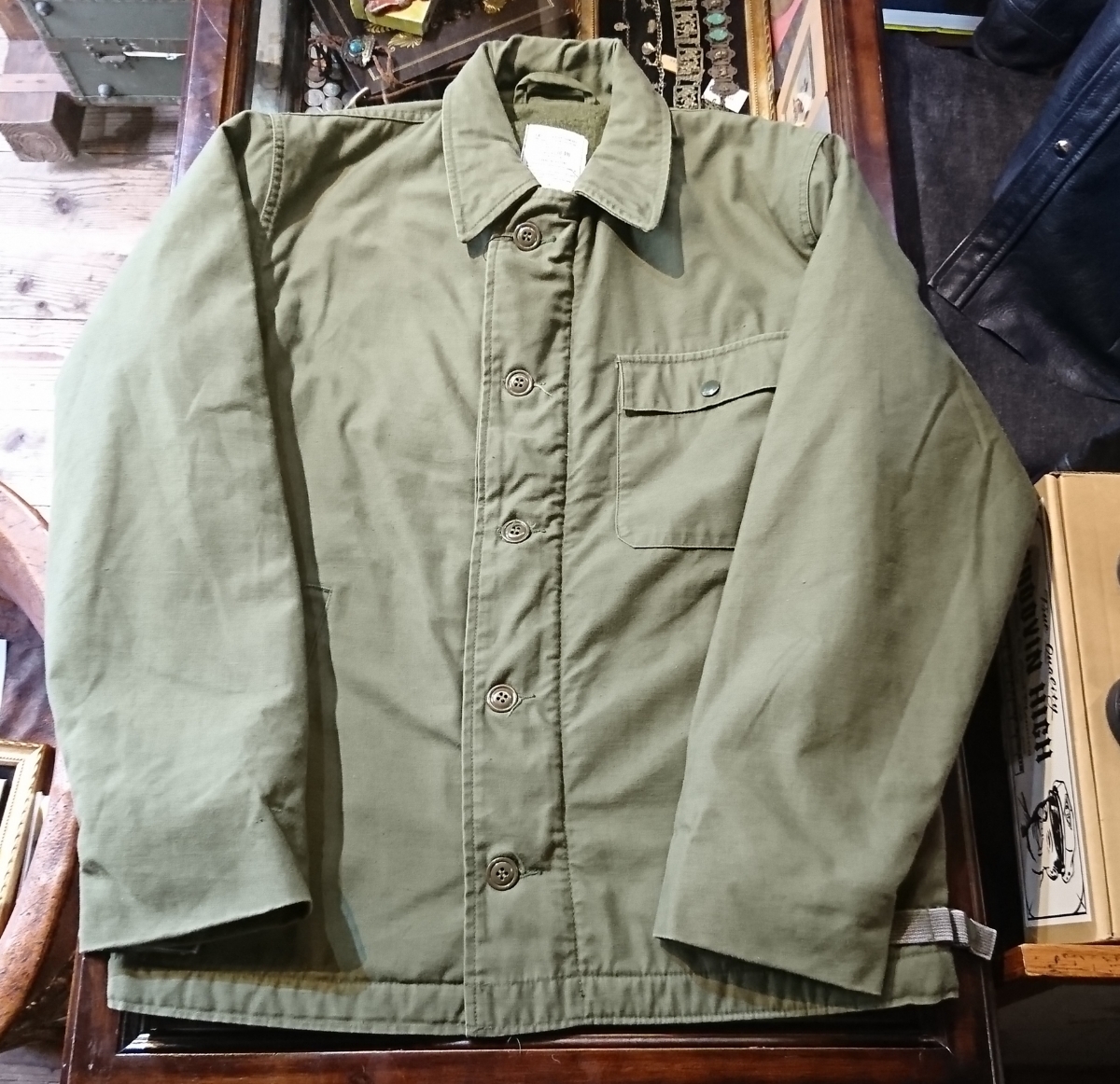 超歓迎された 80s vintage A-2 deck jacket ヴィンテージ デッキ ジャケット その他