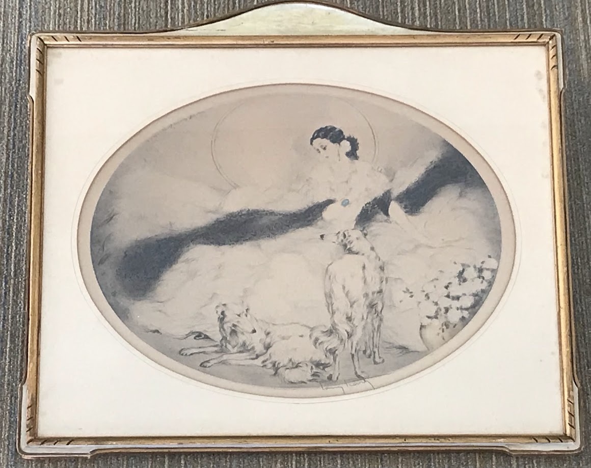 真作保証】ルイ・イカール 『椿姫』 銅版画 アールデコ フランス 真作保証】ルイ・イカール 『椿姫』 銅版画 アールデコ フランス