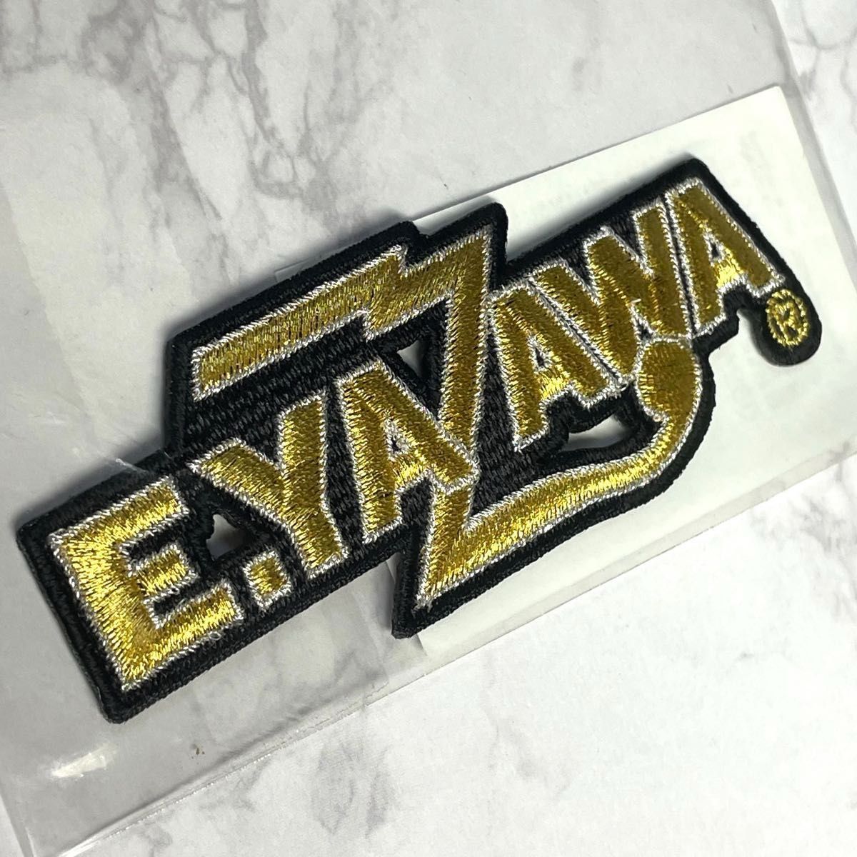 矢沢永吉 / 刺繍アイロンワッペン (ロゴ) ゴールド|Yahoo 矢沢永吉 / 刺繍アイロンワッペン (ロゴ) ゴールド|Yahoo