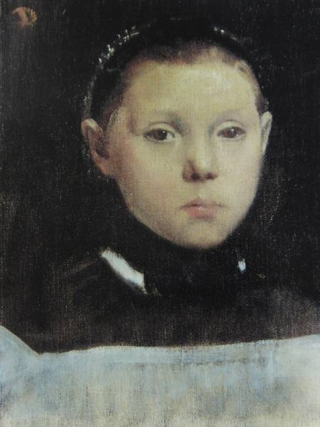 Edgar Degas,Portrait de Julie Bellelli, super rare book of paintings in print .., new goods frame attaching, postage included,iafa