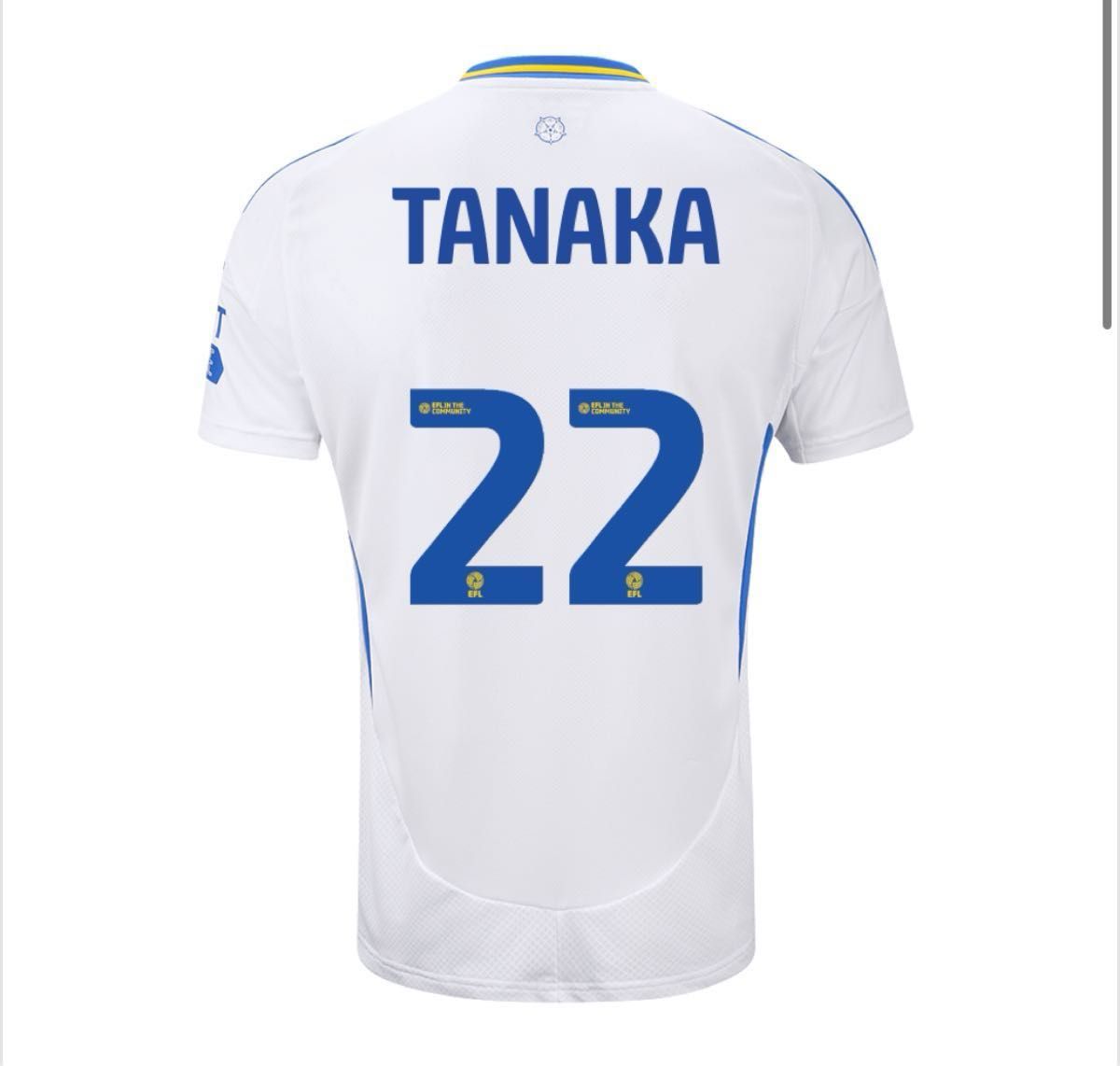 田中碧2024〜2025リーズ公式レプリカユニフォームSサイズ 完全 田中碧2024〜2025リーズ公式レプリカユニフォームSサイズ 完全