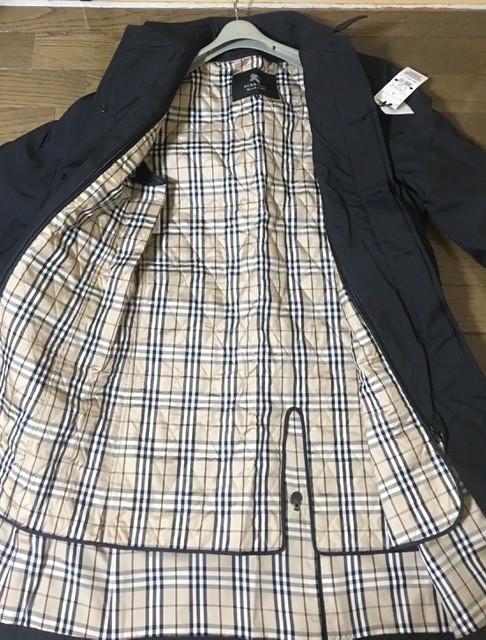 希少★新品未使用★三陽商会★バーバリーブラックレーベル☆BURBERRY BLACK LABEL★黒★Mサイズ★