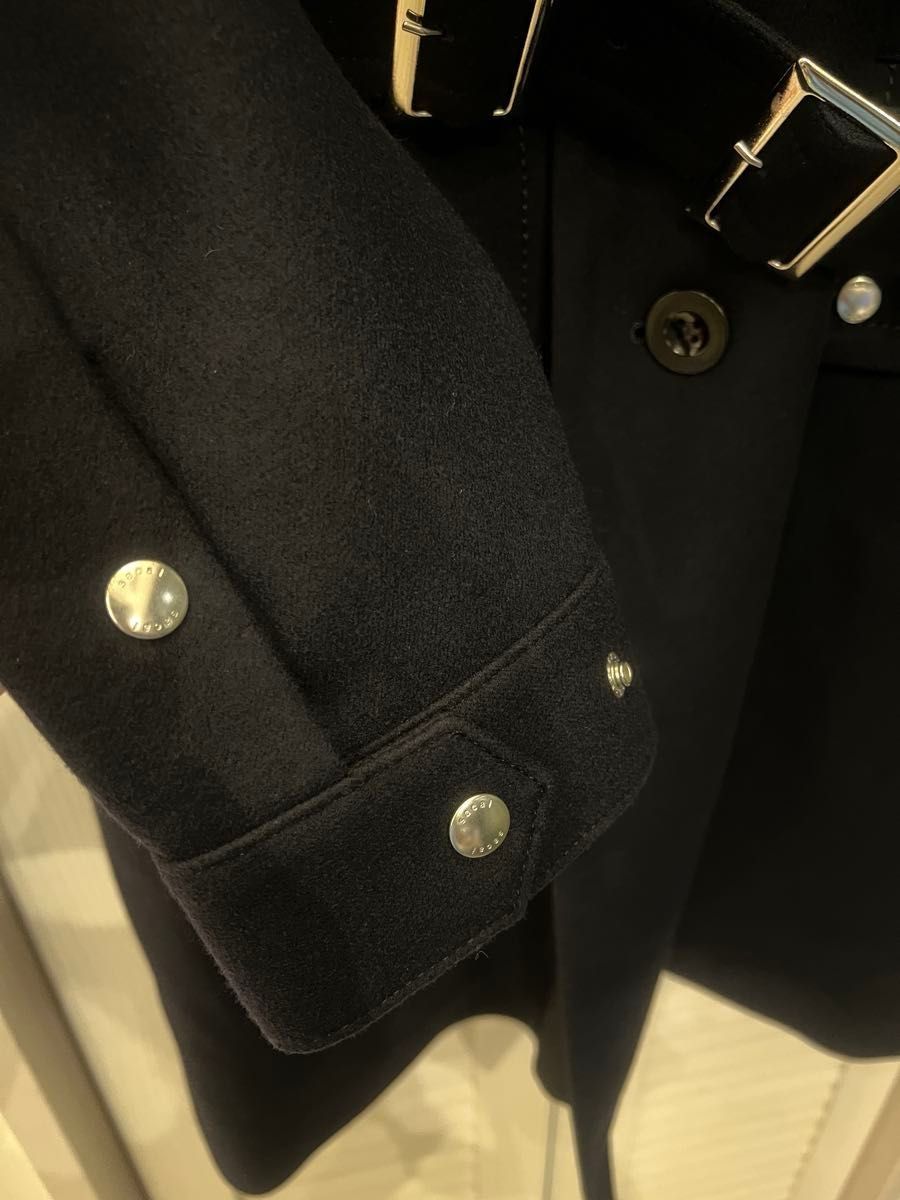 sacai サイズ1 22AW ウールコート 02883M ネイビー サカイ sacai サイズ1 22AW ウールコート 02883M ネイビー サカイ