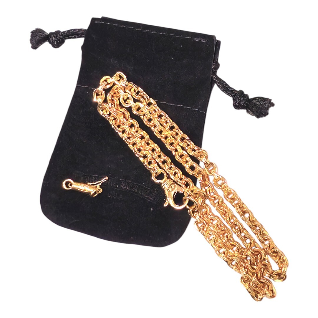 クロムハーツ / CHROME HEARTS ペーパーチェーン ネックレス 22K クロムハーツ / CHROME HEARTS ペーパーチェーン ネックレス 22K