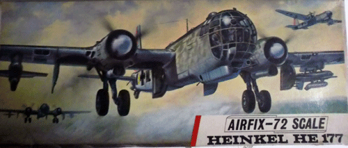 AIRFIX/1/72/ドイツ空軍ハインケルHe-177グライフ四発爆撃機/未組立品
