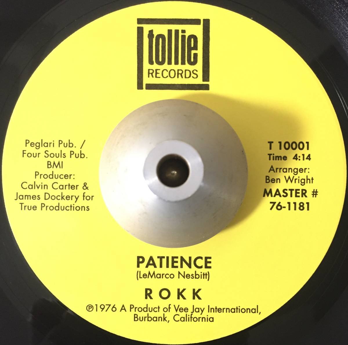 視聴 極美盤 ROKK - Patience / Don't Be No Fool NUMERO MODERN SOUL RARE GROOVE FUNK レア クロスオーバー EP 7inch レコード 廃盤 希少