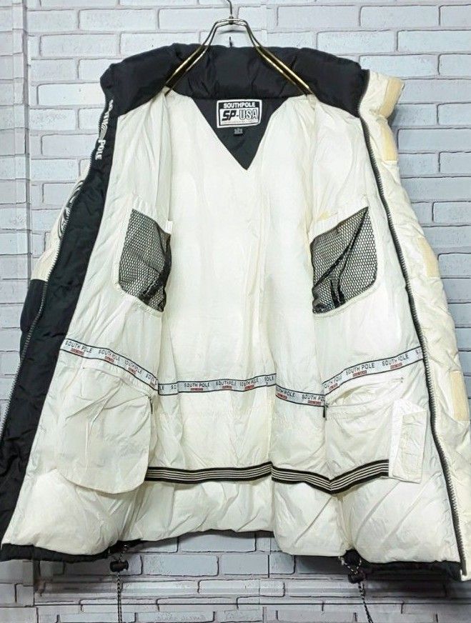 SOUTHPOLE】サウスポール ダウンジャケット 肉厚 ビンテージ 90s SOUTHPOLE】サウスポール ダウンジャケット 肉厚 ビンテージ 90s