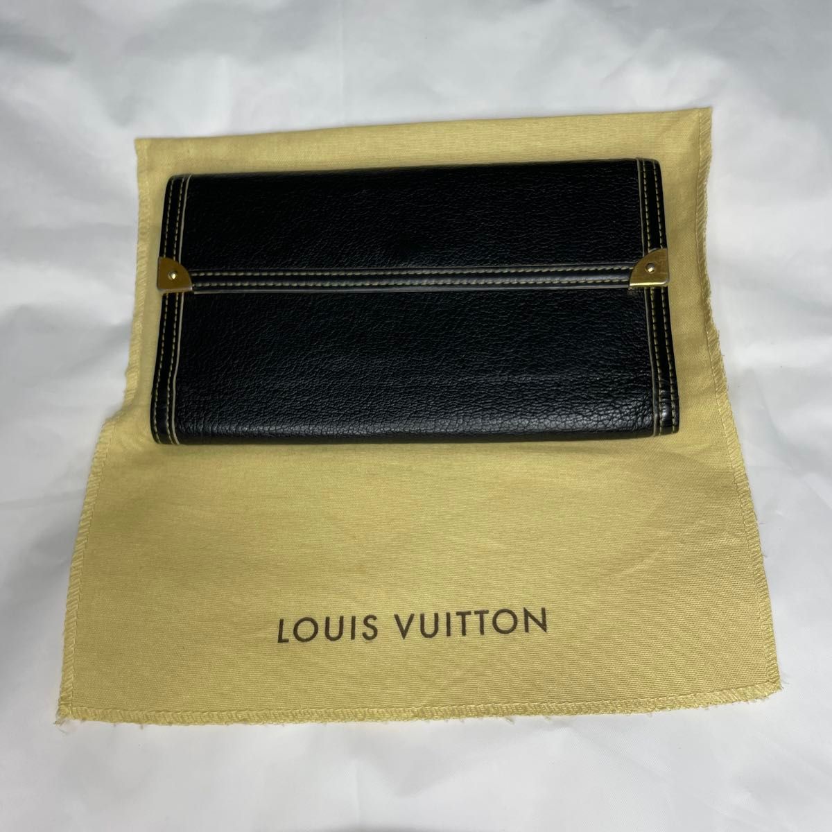 LOUIS VUITTON スハリ 長財布 黒 三つ折り 廃盤品 ルイヴィトン LOUIS VUITTON スハリ 長財布 黒 三つ折り 廃盤品 ルイヴィトン