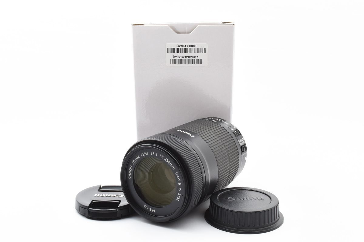 #86★極上美品★ Canon キヤノン EF-S 55-250mm F4-5.6 IS STM キヤノン
