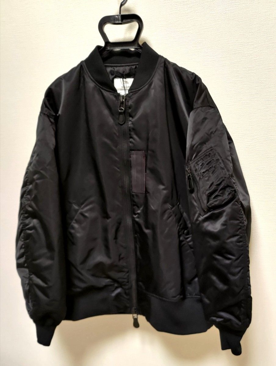 HYKE TYPE MA-1 JACKET ハイク ブラック フライトジャケット HYKE TYPE MA-1 JACKET ハイク ブラック フライトジャケット