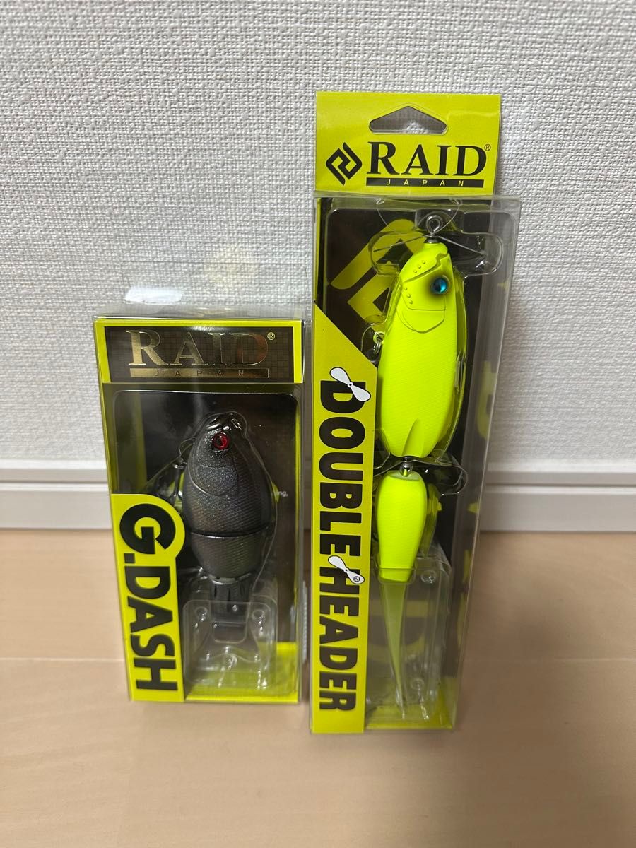レイドジャパン ダブルヘッダー Gダッシュ 未使用品 セット売り