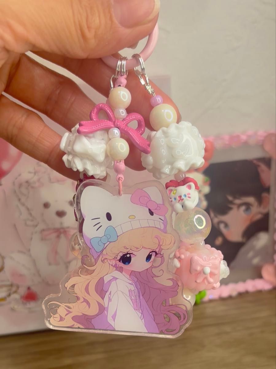 女の子 キーホルダー1点もの!セーラー
