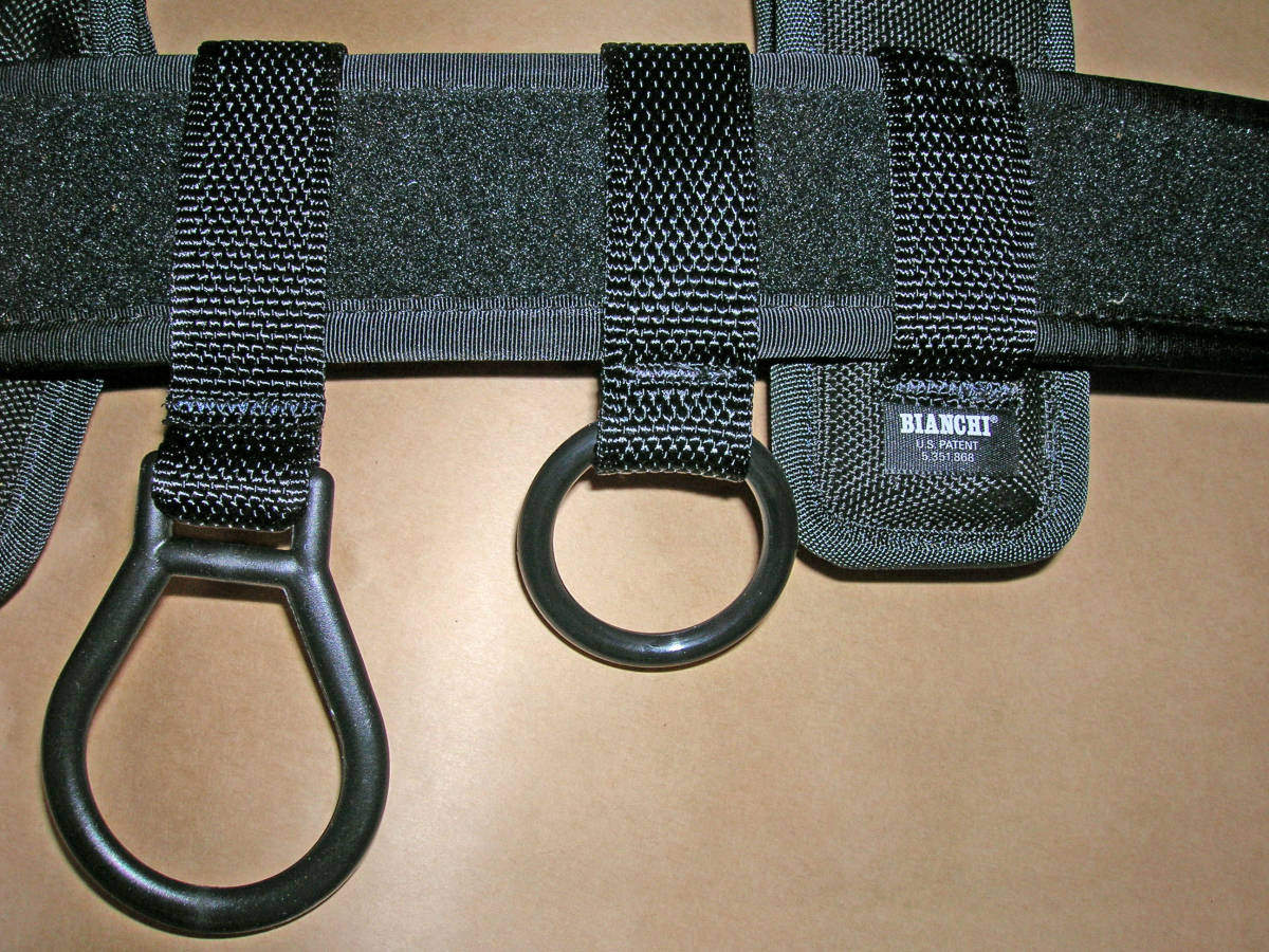U.S. POILCE 用・BIANCHI 純正ナイロンSam Browne Belt Black Size M 一式セット・１点物新品_画像7