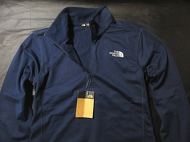 本物正規◆ノースフェイス◆アクティブハーフジップ/フリース TECH 1/4■XXL■紺■新品 アメリカ限定/吸湿速乾/ジャージ/L4U