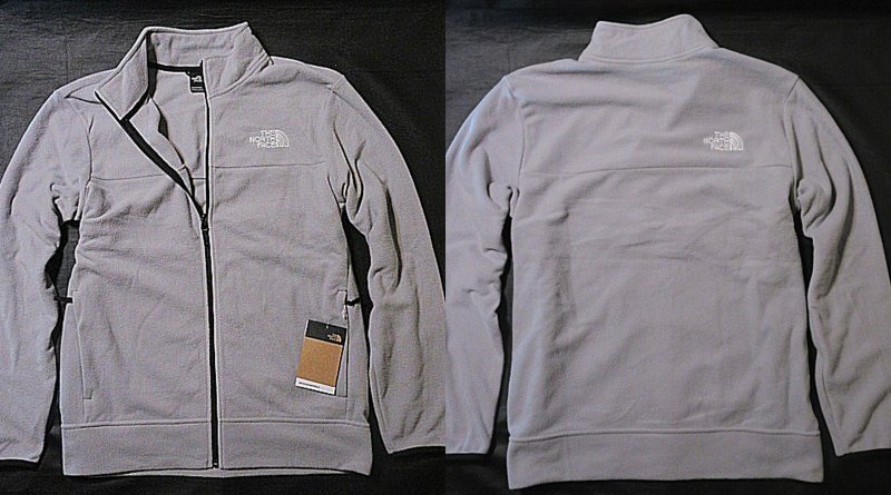 本物正規◆ノースフェイス◆フリースジャケット ビッグロゴ ANCHOR FZ JKT■MELD GREY■XL■新品■アメリカ限定/A91