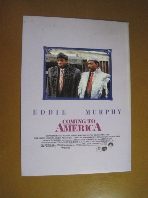 星の王子 ニューヨークへ行く Coming to America /ジョン・ランディス監督/エディ・マーフィ/アーセニオ・ホール/映画パンフレット 1-3_画像2