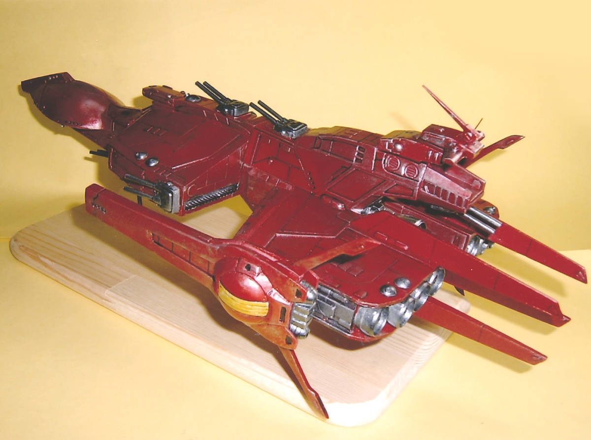 超大型戦艦 1/1700 サダラーン 全長43cm ガレージキット ガレキ レジン ネオ・ジオン 機動戦士ガンダムZZ キャラホビ C3 AFA TOKYO レア_画像2