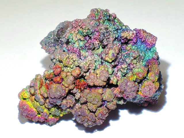 レア鉱物 虹色 イリデッセント ターガイト 10.7g/25mm 天然石天然色 
