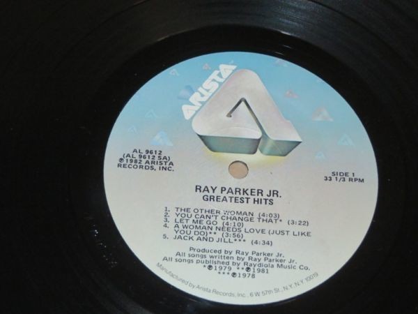 US盤★Greatest Hits / レイ・パーカーJr.（Ray Parker Jr.）★LP_画像5