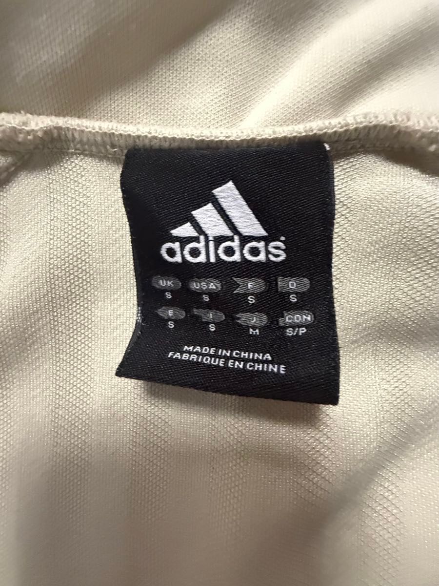 00s 万国旗タグ adidas ベージュホワイト×グリーン 上下 00s 万国旗タグ adidas ベージュホワイト×グリーン 上下