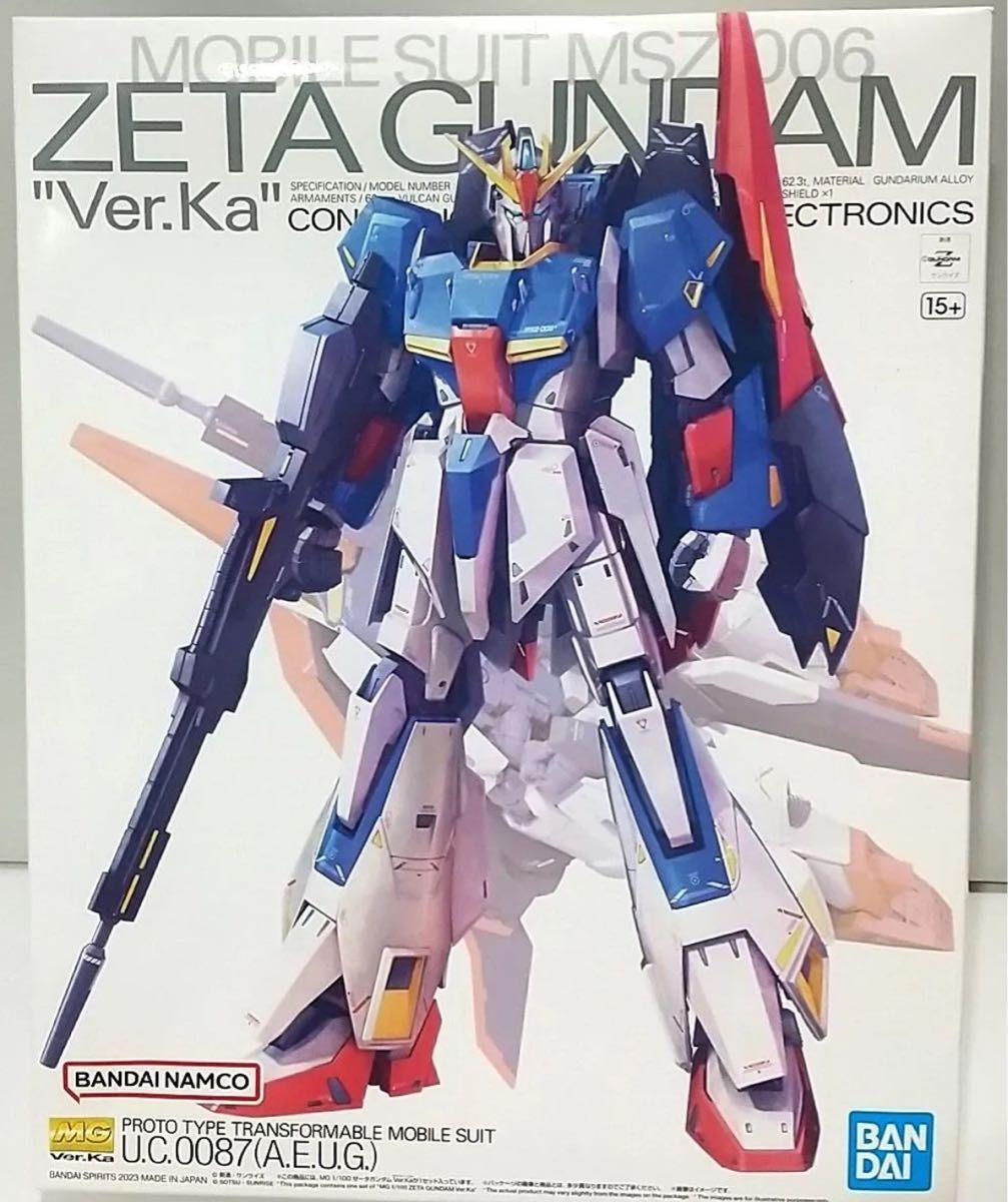 新しいスタイル MG Zガンダム 未組立 機動戦士Zガンダム ゼータガンダム Ka Ver ロボット