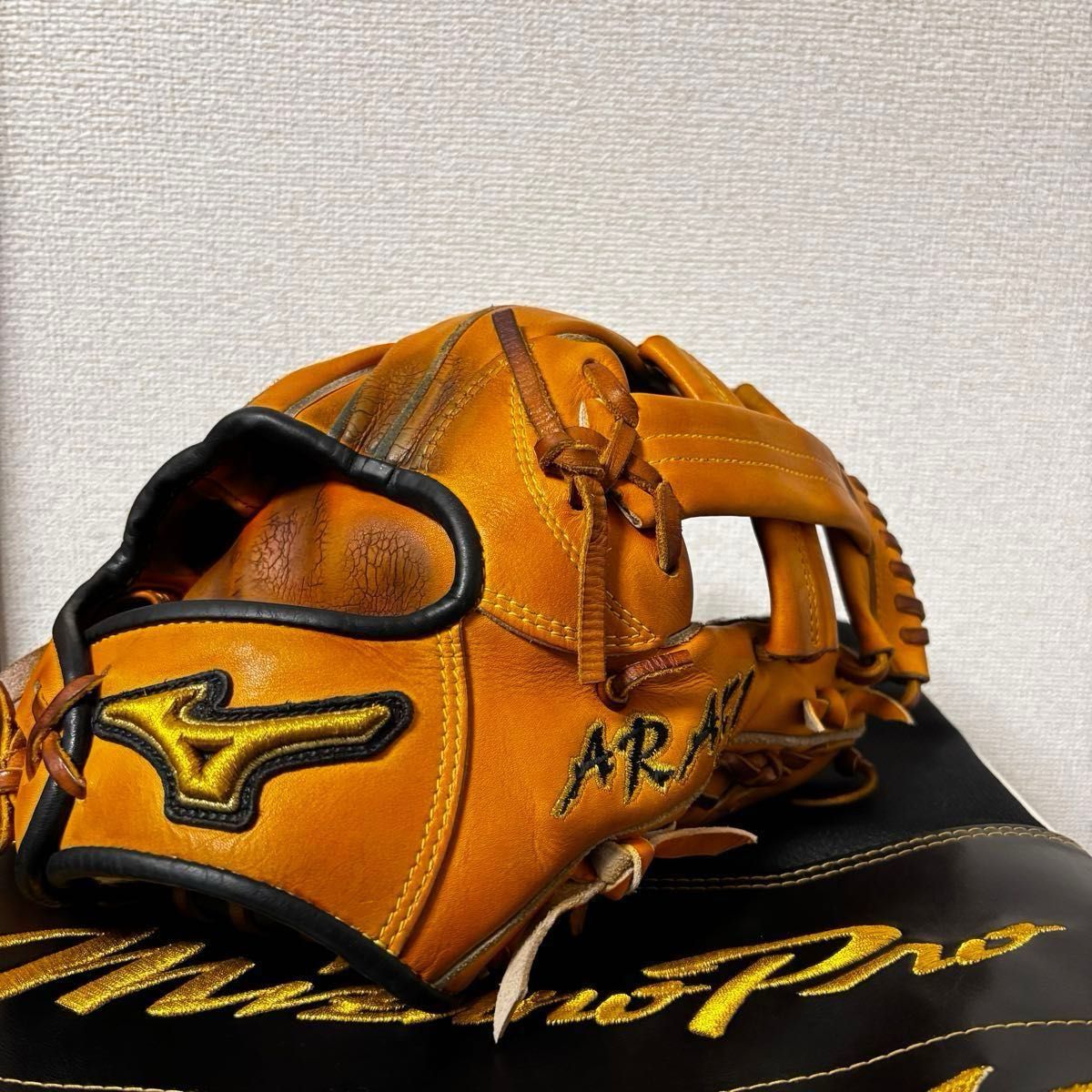 NPB ミズノプロ MIZUNO PRO 実使用グローブ for professional NPB ミズノプロ MIZUNO PRO 実使用グローブ for professional