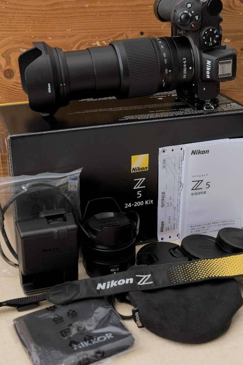 Nikon Z5 レンズキット/ボディ+24-200mm F4-6 3VR+40mm F2 Nikon Z5 レンズキット/ボディ+24-200mm F4-6 3VR+40mm F2