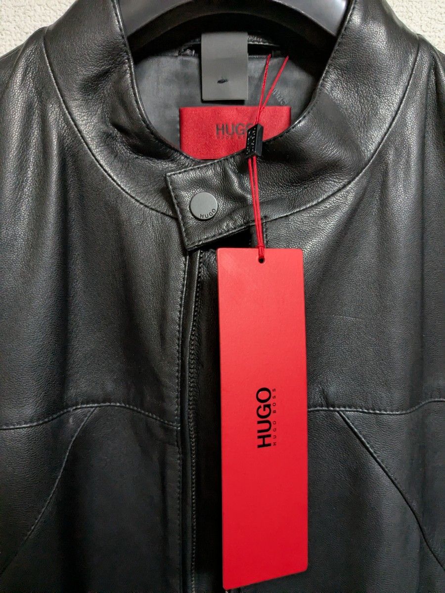 HUGO BOSS ライダースジャケット 赤タグ 未使用タグ付き サイズ HUGO BOSS ライダースジャケット 赤タグ 未使用タグ付き サイズ