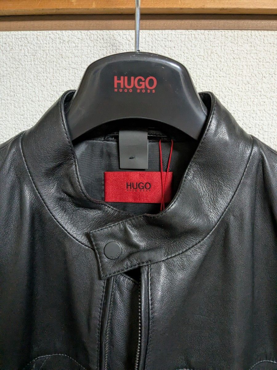 HUGO BOSS ライダースジャケット 赤タグ 未使用タグ付き サイズ HUGO BOSS ライダースジャケット 赤タグ 未使用タグ付き サイズ