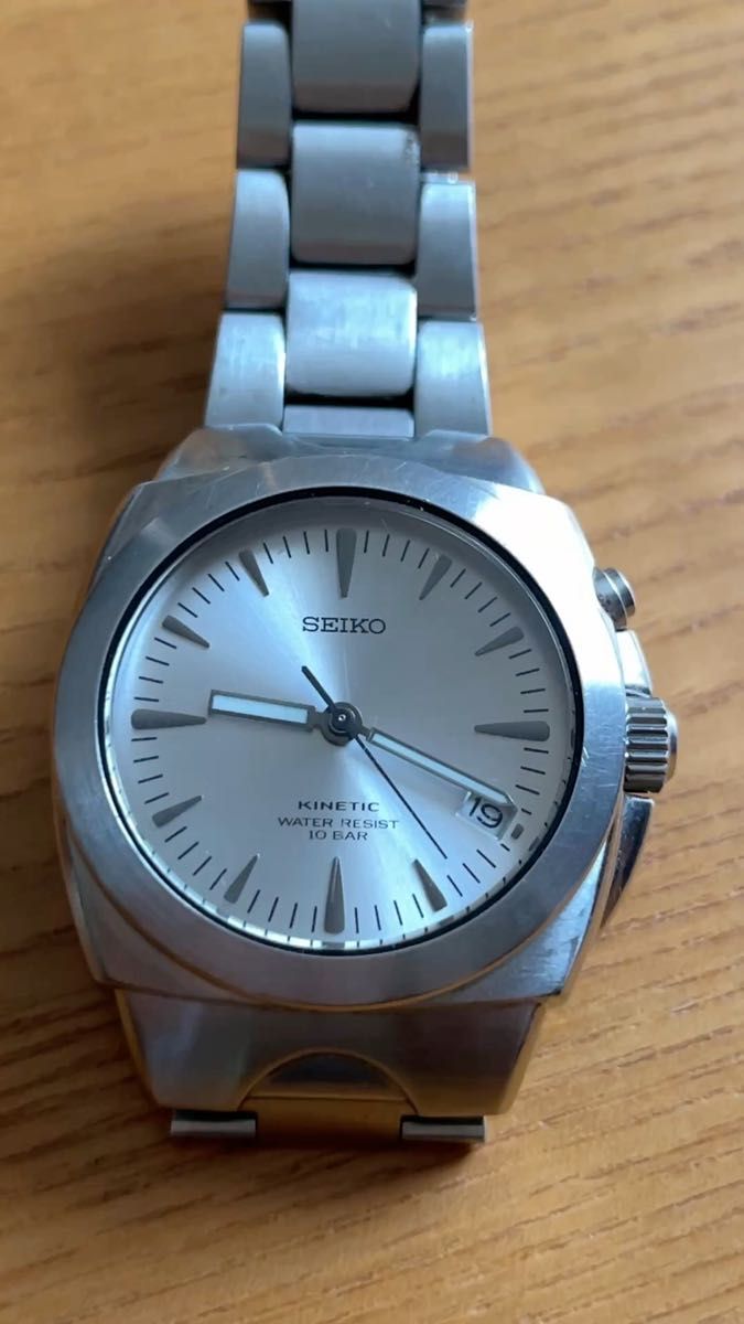 【難あり】SEIKO 腕時計 KINETIC 自動巻き