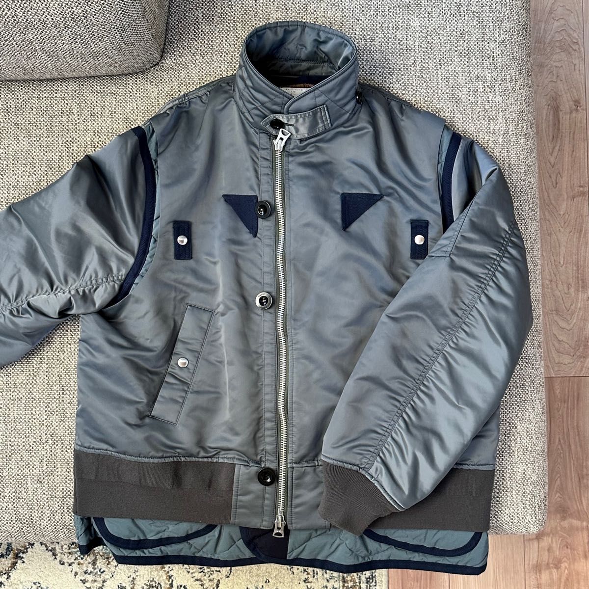 sacai 22AW Nylon Twill Mix Blouson|Yahoo!フリマ(旧PayPay sacai 22AW Nylon Twill Mix Blouson|Yahoo!フリマ(旧PayPay
