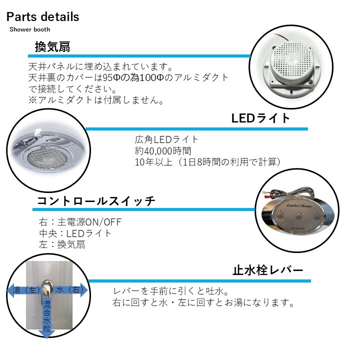 新品SS-005W シャワーユニット 即決!シャワーブース シャワー 新品SS-005W シャワーユニット 即決!シャワーブース シャワー