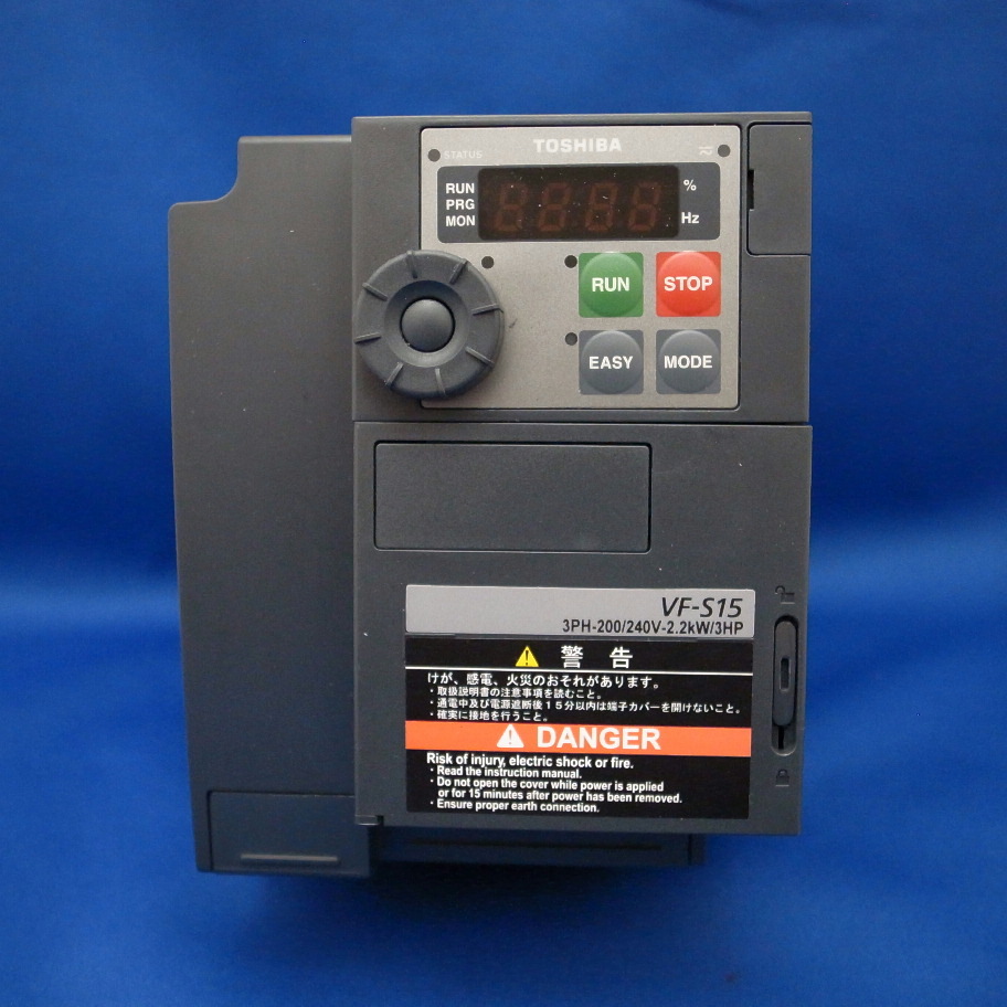 東芝インバータ VFS15-2022PM 2.2kW 3相200V 中古品