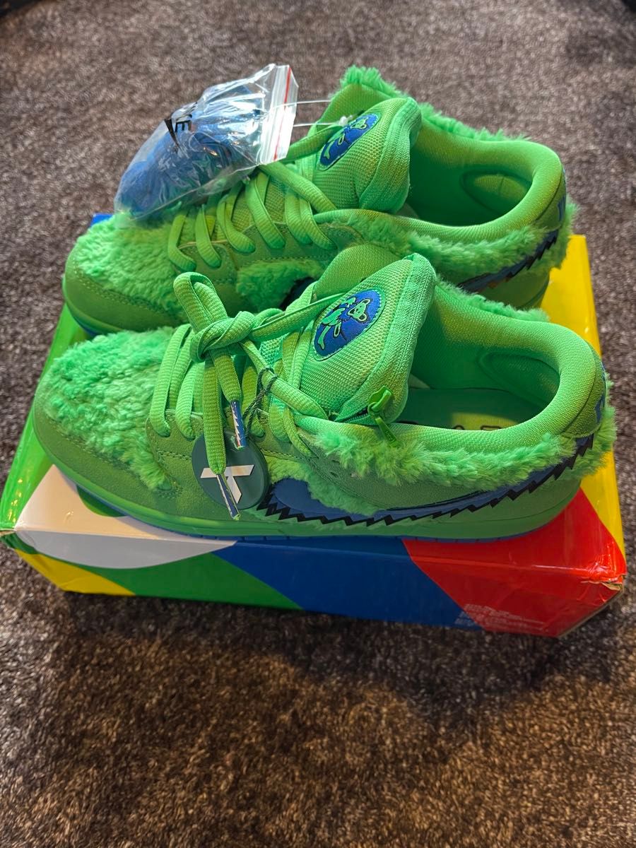 GRATEFUL DEAD × SB DUNK LOW "GREEN BEAR" CJ5378-300 (グリーンスパーク/サワー)