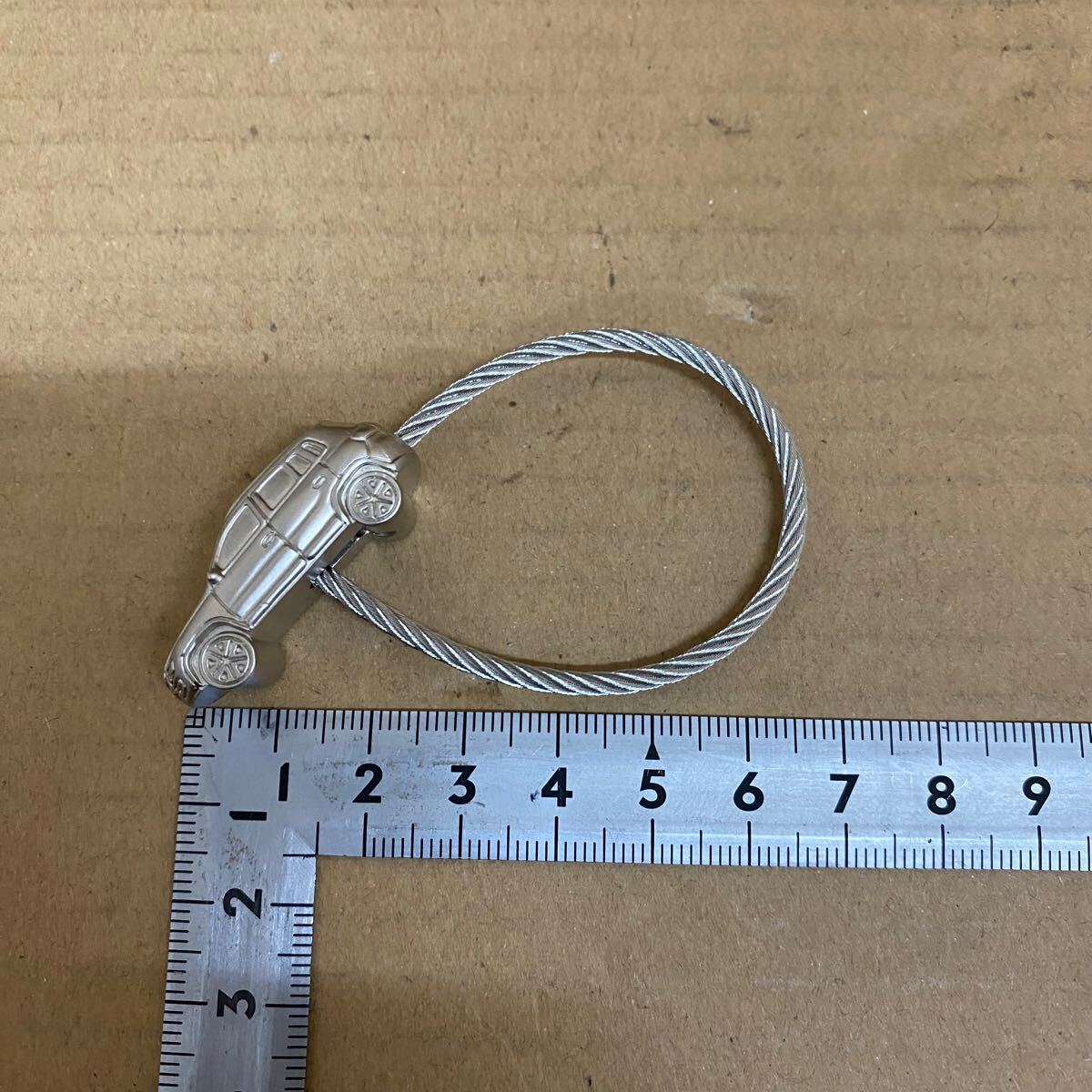 【未使用】Volkswagen Wire cable key ring キーホルダー フォルクスワーゲン 鍵 PTHA0031-1A