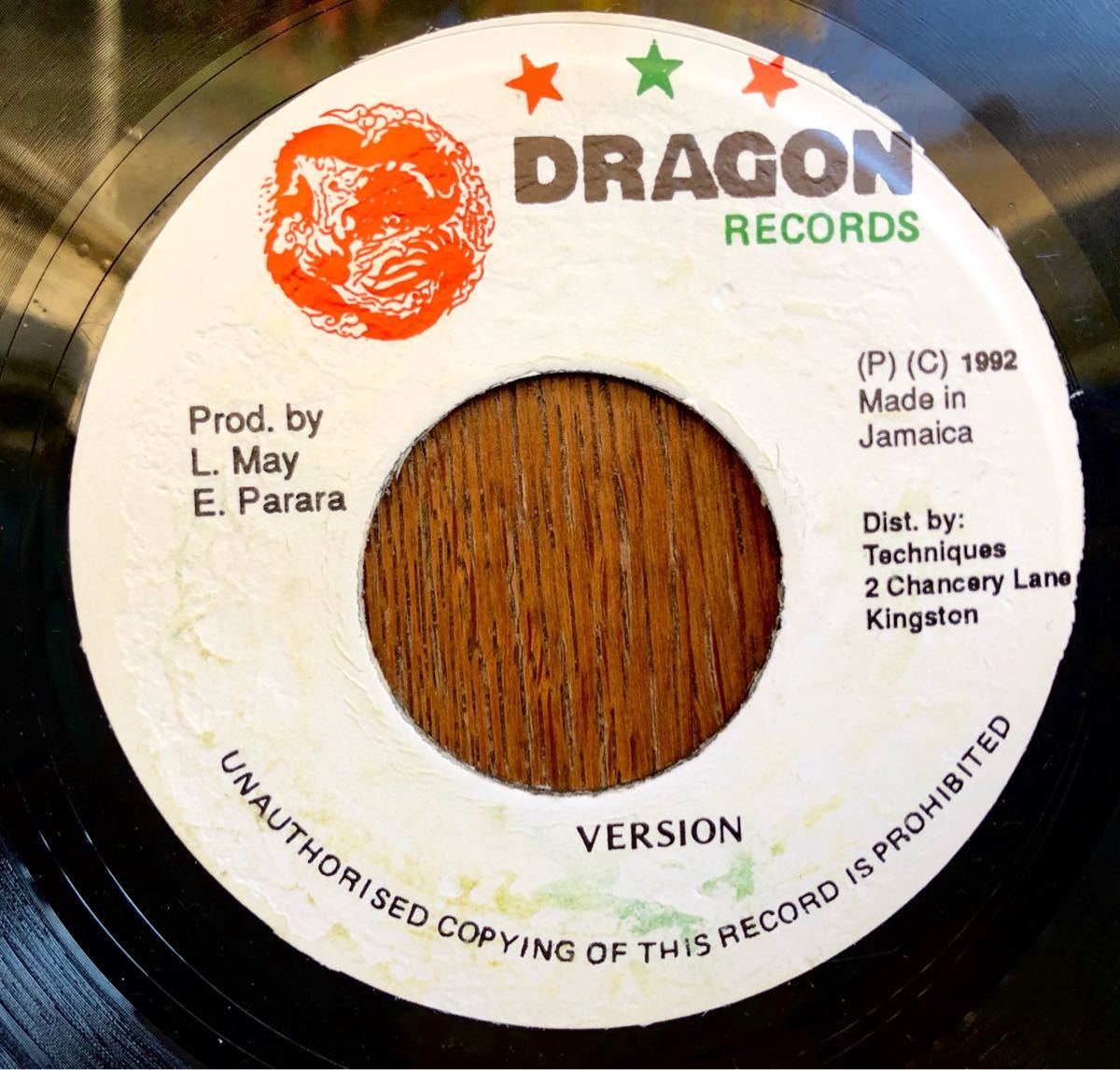 1992 Kirki T / Foolish Beat キアキ ティ フーリッシュ ビート Pro E.Parara Leroy May Dragon Records Jamaica ドラゴン ジャマイカ 絶版_画像2
