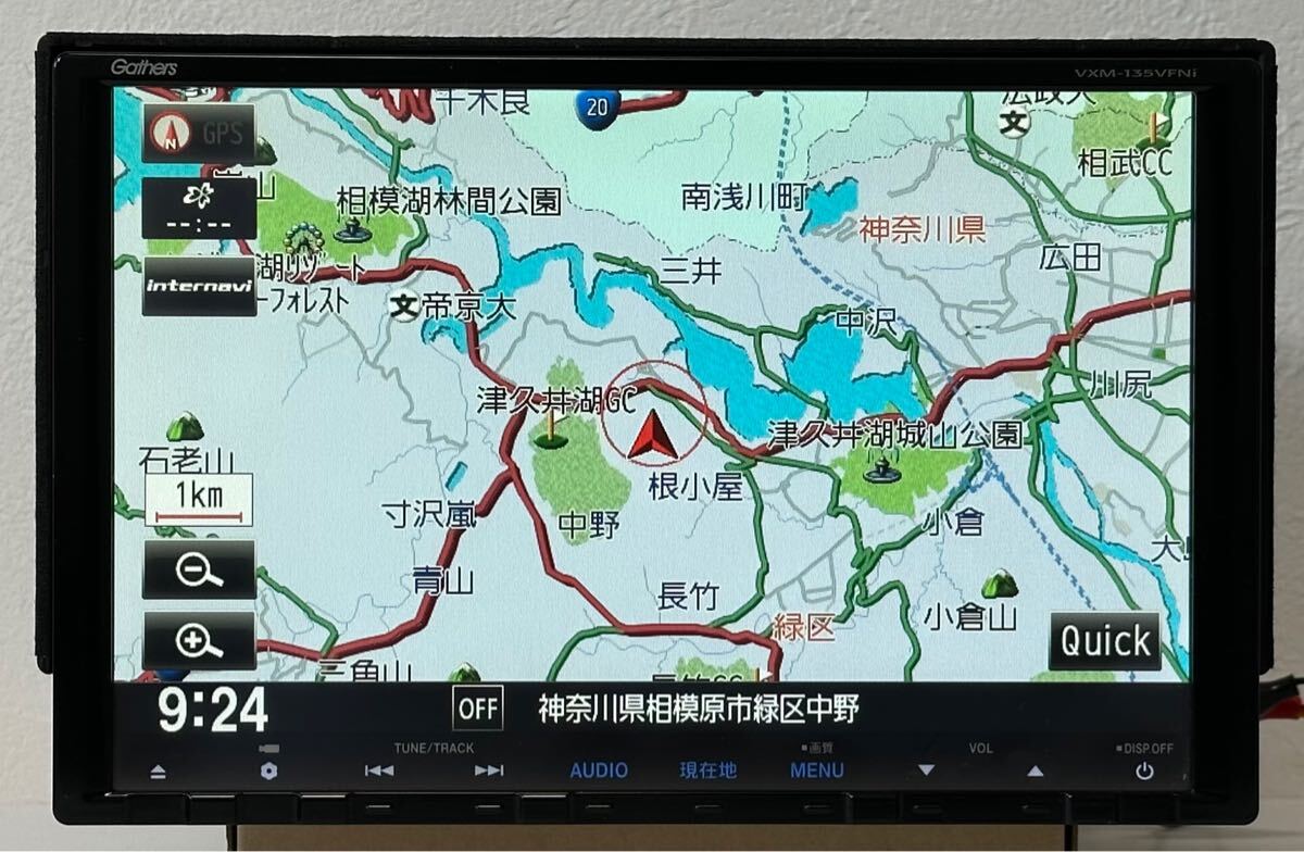 Gathers カーナビ VXM-135VFNi 地図データ2012年式 Gathers カーナビ VXM-135VFNi 地図データ2012年式