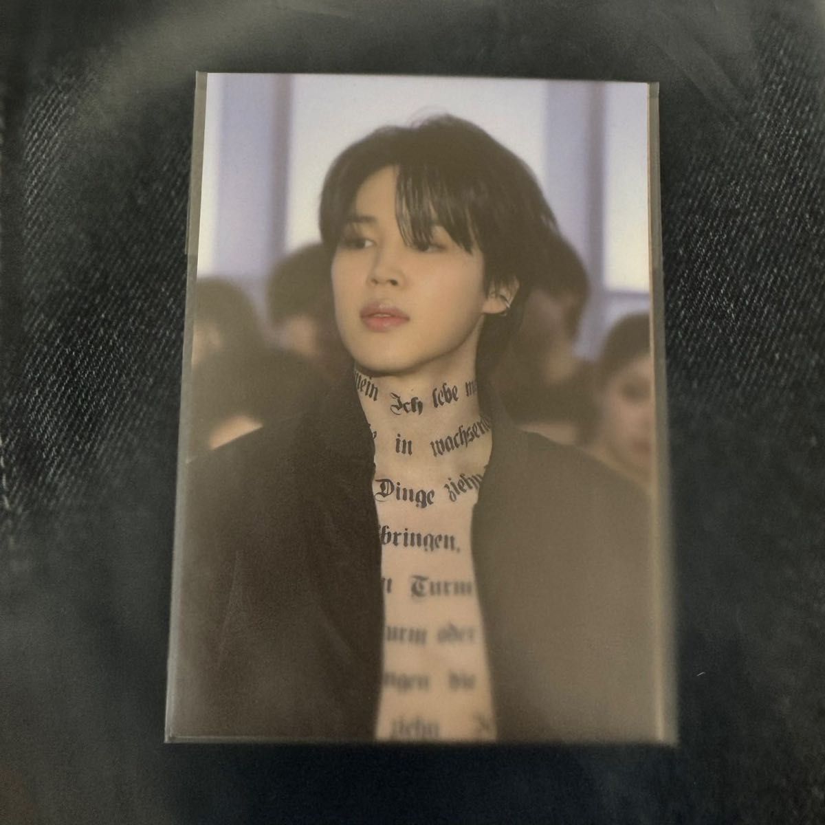 時間指定不可】 BTS ジミン 展示会 デニム ジップアップフーディ 時間指定不可】 BTS ジミン 展示会 デニム ジップアップフーディ