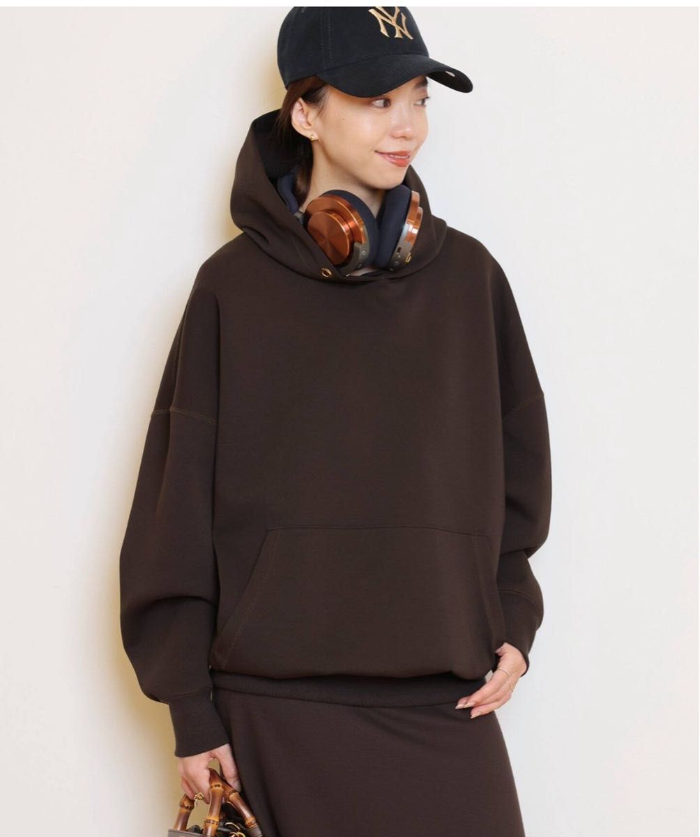Oversized フーディ Oversized Hoodie ブラウン MUSE de Oversized フーディ Oversized Hoodie ブラウン MUSE de