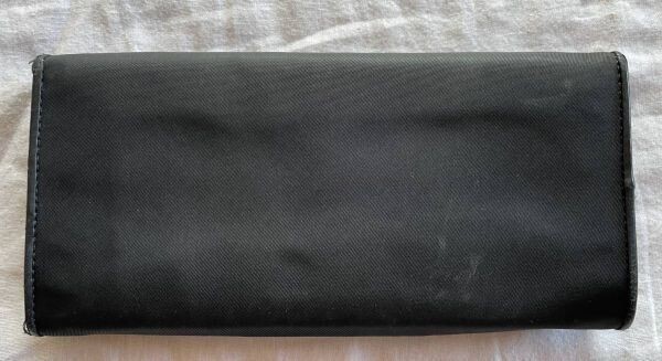 PRADA プラダ 二つ折り 財布 リボン 黒 - 二つ折り財布(小銭 PRADA プラダ 二つ折り 財布 リボン 黒 - 二つ折り財布(小銭