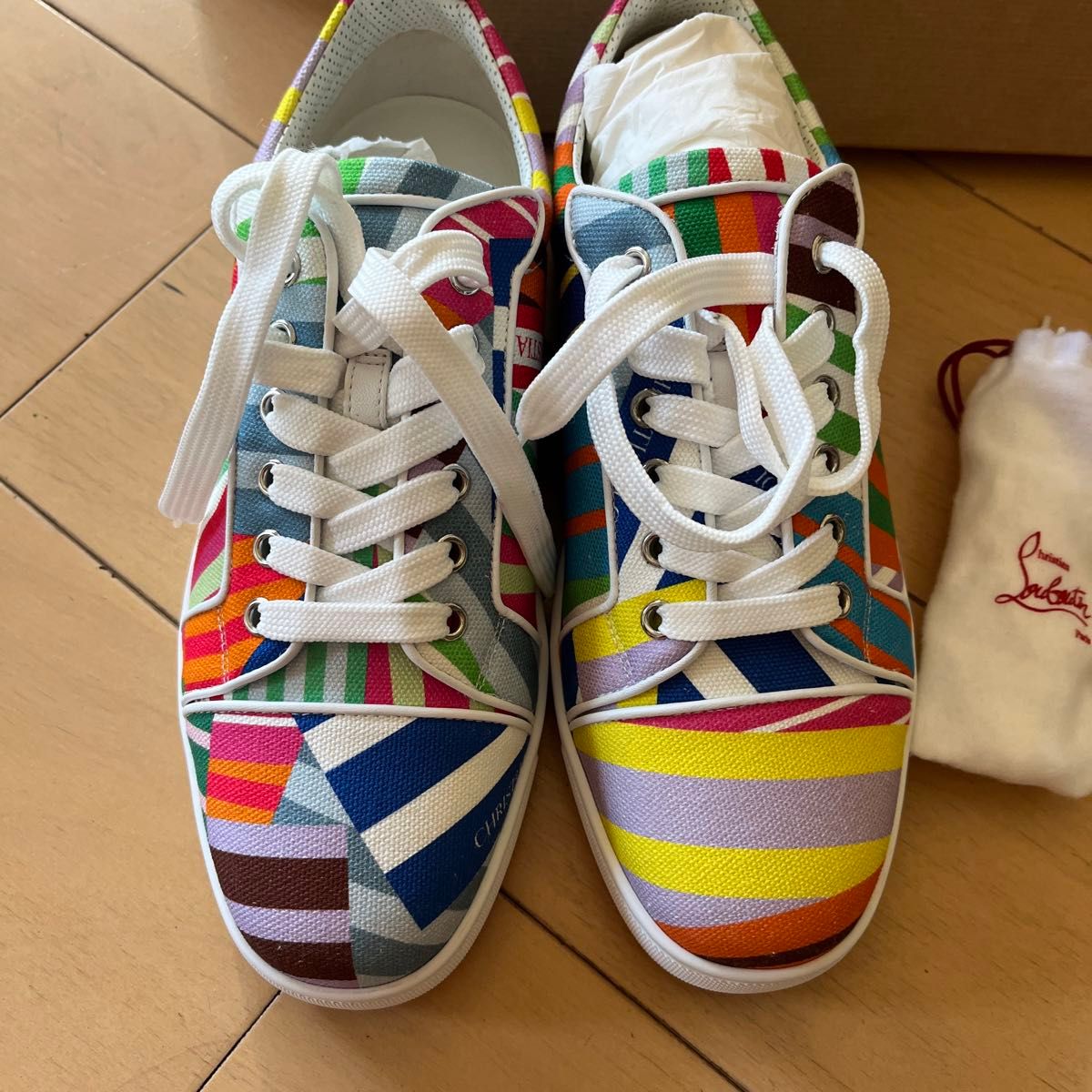 Christian Louboutin マルチカラースニーカー サイズ39 5 Christian Louboutin マルチカラースニーカー サイズ39 5