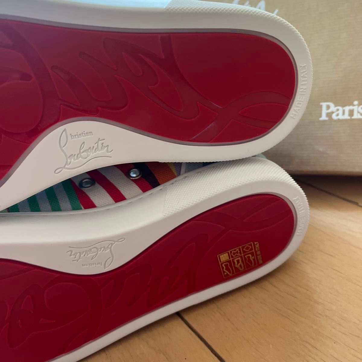 Christian Louboutin マルチカラースニーカー サイズ39 5 Christian Louboutin マルチカラースニーカー サイズ39 5