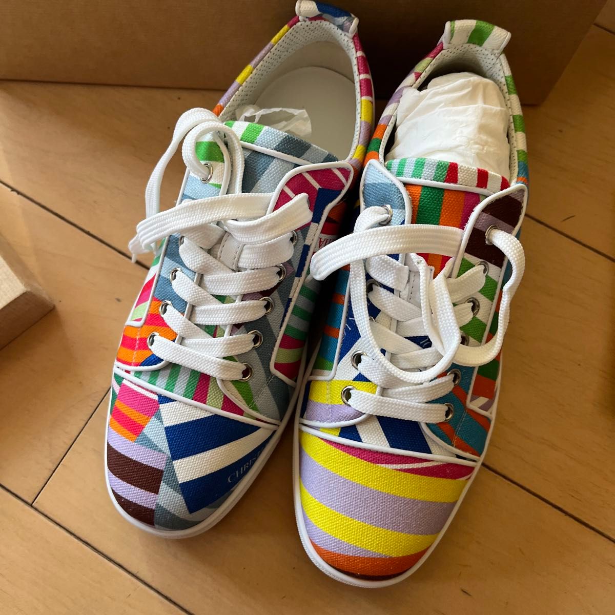 Christian Louboutin マルチカラースニーカー サイズ39 5 Christian Louboutin マルチカラースニーカー サイズ39 5