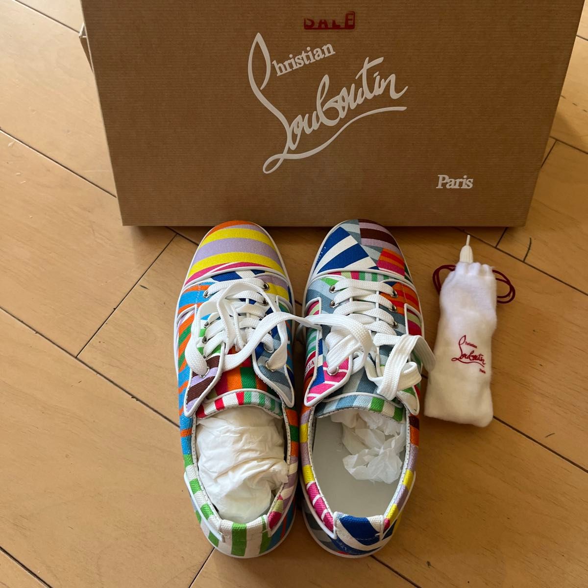 Christian Louboutin マルチカラースニーカー サイズ39 5 Christian Louboutin マルチカラースニーカー サイズ39 5